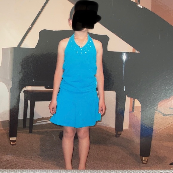The Children’s Place Blue halter and skort set size medium 7/8 top size 10 skort - Picture 8 of 8